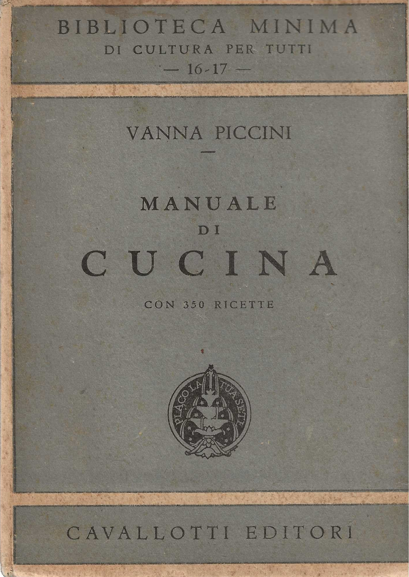 Manuale di Cucina con 350  ricette