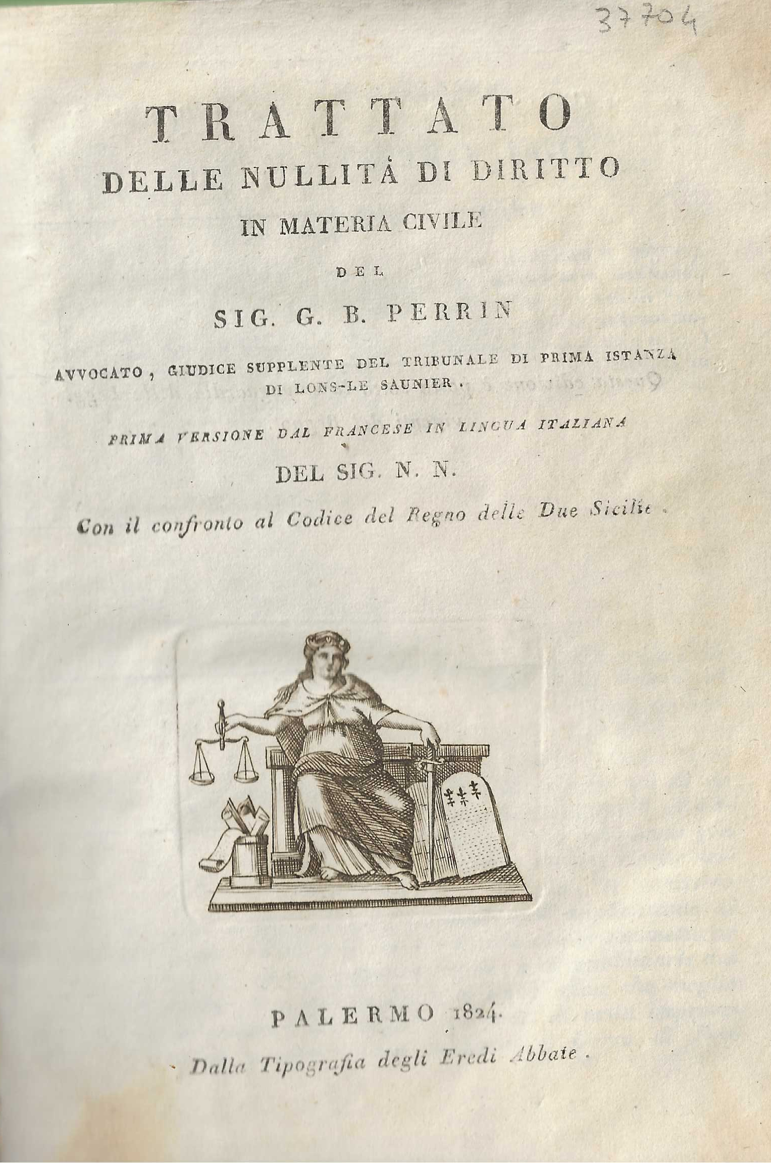 Trattato delle nullità di diritto in materia civile